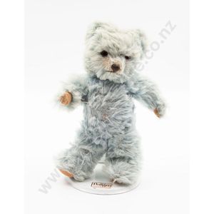French cotton and felt lamb character soft toy with paper hand…