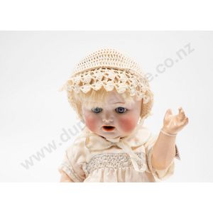 Nippon bisque character baby doll blue stationary eyes open…
