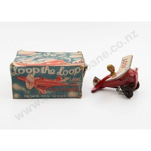Part boxed made in England loop the loop plane red and printed…