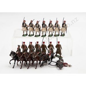 Early Britains regimental soldiers two mounted life guards,…