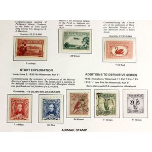 A large collection of Australian stamps, pre and post…