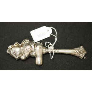 Silver Bee Rattle Silver Bear Rattle for Newborns - Baby & Child Care - Household Objects