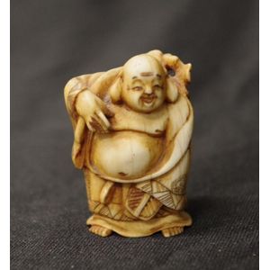 Japanese Ivory Buddha Netsuke - Netsuke - Oriental