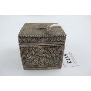 sterling silver boxes - price guide and values