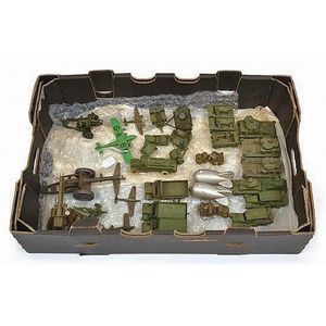 Collection of mostly Dinky military models, including tanks,…