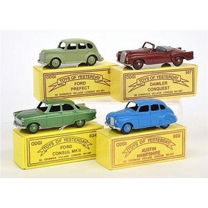 Four Odgi (England) Toys of Yesterday, including 856 Ford…