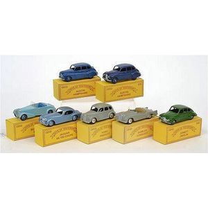 Seven Odgi (England) Toys of Yesterday, including 029 Bugatti…