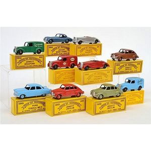 Ten Odgi (England) Toys of Yesterday, including 3 x 812 Jowett…