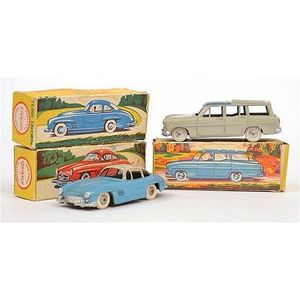 Three Quiralu models, including Simca Marly, light grey and…