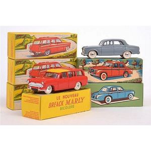 6 re-issue Quiralu models, including Simca Marley ambulance; 3…