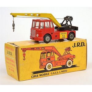 JRD Ref 125 Berliet with Mobile crane 'Cacl J.Weitz' - red,…
