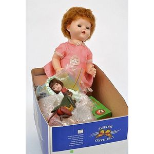 Collection of dolls, including Pedigree doll; Lehmann Tom…