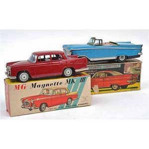 Linemar (Japan) friction automatic convertible tinplate in aqua…