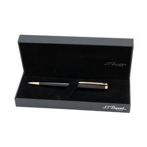 A Dupont ballpoint pen, ref. 5BSEU83 in black resin with gold…