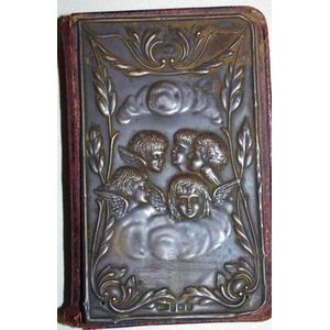 Sterling silver covered prayer book, hallmarked Birmingham 1905,…
