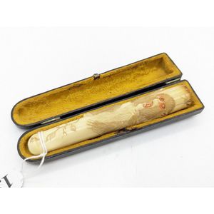 Antique cigar Cheroot holder, carved cigar holder with carved…