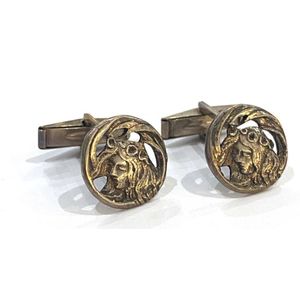 Damier Cufflinks Brass