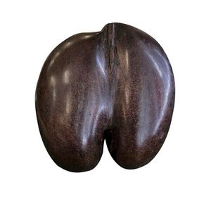 Rare Coco de Mer bowl or bailer. Cut and carved nut with…