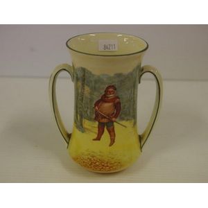 Royal Doulton Shakespeare series twin handled vase, series ware,…