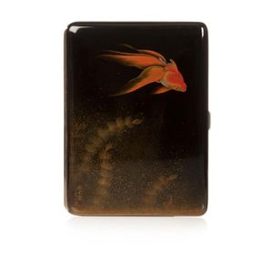 A Dunhill Namiki cigarette case by Murata Senzan in simulated…