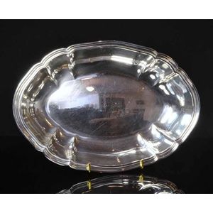 A Carl M. Cohr Danish style silver serving dish. Early 20th…