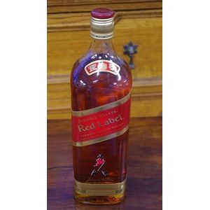 One bottle: Johnny Walker scotch whisky Red Label 1.125L