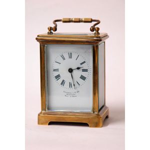 Victorian Brass Carriage Clock, 1880s