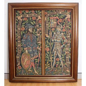 French Renaissance Tapestry in Ornate Frame - Tapestries - Textiles ...