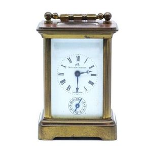 Swiss Brass Carriage Clock by Mathew Norman (Not Working) - Clocks ...