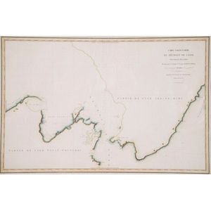 Unframed C1832 chart of Cook's Strait, Dumont D'Urville from…