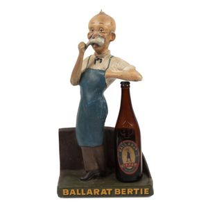 Ballarat Bertie point of sale advertising statue with…