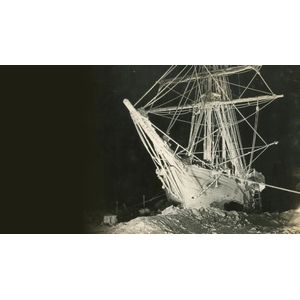 Frank Hurley (1885 - 1962), 'A spectre ship looming stark and…