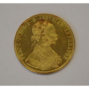 Collectable gold Hungarian coins - price guide and values