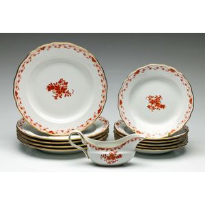 Pair of Authentic Meissen Dinner Plates fashion