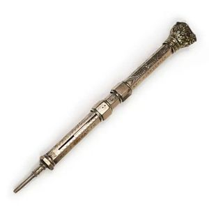 19th century propelling and other pencils with seal to one end