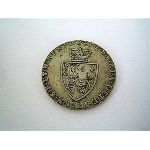 Great Britain: Shilling, George III 1788. (loop soldered,…