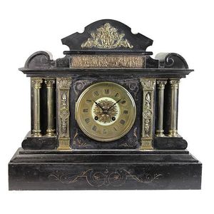 Roman Battle Scene Mantle Clock - Clocks - Marble & Slate - Horology ...