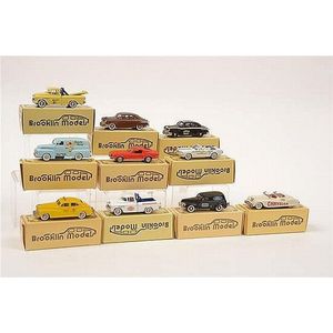 Ten Brooklin models, including Recovery truck; Packard Clipper…