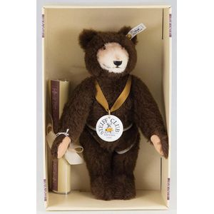 Boxed as new Steiff club 1996, replica Dicky brown bear 1935,…