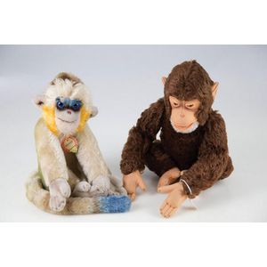 Steiff Mungo the monkey, multicoloured plush, swivel head,…
