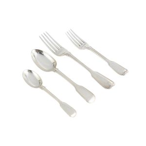 Victorian sterling silver French-Style flatware set, Chawner & Co ...