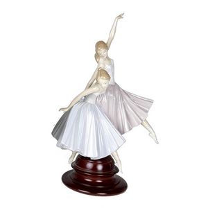Vintage Lladro Victorian Girl on Swing 1296 Figurine Sculpture Salvador  Debon