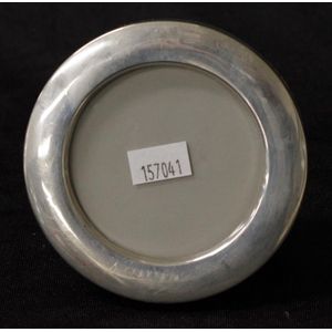 Sterling silver round picture frame engraved Concorde airlines,…