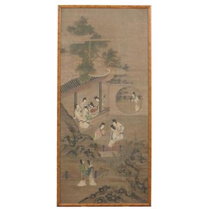 Chinese silk paintings price guide and values