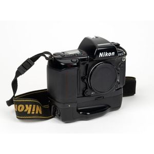 Nippon Kogaku: F90X SLR camera body, c. 1994, with Nikon Mb-10…
