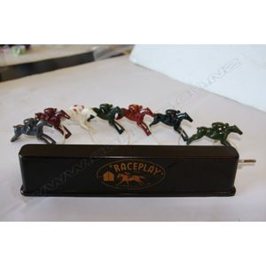 'Raceplay' rare early Bakelite plastic race game featuring…