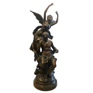 After Mathurin Moreau (French, 1822-1912), patinated bronze…