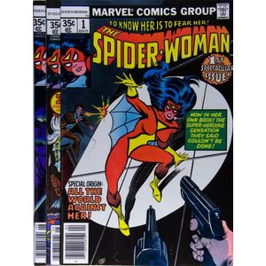 Comics, The Spider-Woman and Giant-Size Fantastic Four Group…