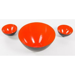 Herbert Krenchel set of three 'Krenit' bowls for Torben Orskov,…