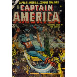 Comics, Captain America #77. Atlas. 1954 Contains a Human Torch…